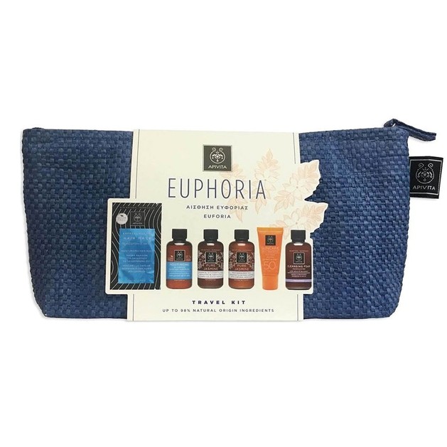 Apivita Travel Kit Euphoria Ολοκληρωμένη Φροντίδα για Κάθε Ταξίδι Apivita Travel Kit Euphoria Ολοκληρωμένη Φροντίδα για Κάθε Ταξίδι