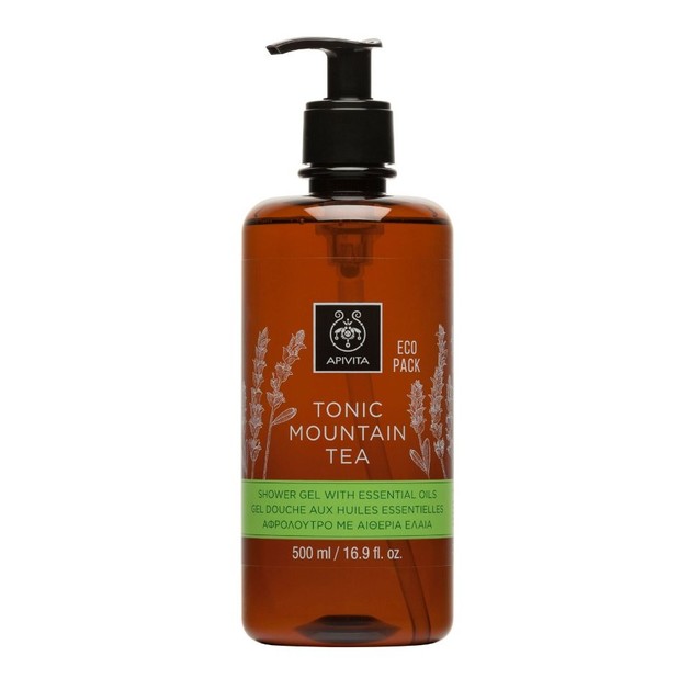 Apivita Tonic Mountain Tea Shower Gel With Essential Oils 500ml Apivita Tonic Mountain Tea Shower Gel With Essential Oils 500ml