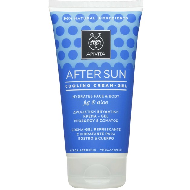Apivita After Sun Cooling Cream Gel Face-Body With Fig & Aloe 100ml Apivita After Sun Cooling Cream Gel Face-Body With Fig & Aloe 100ml