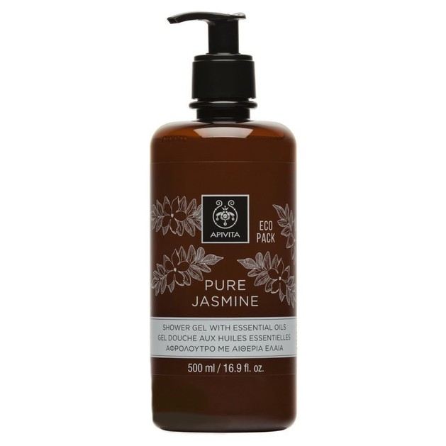 Apivita Pure Jasmine Shower Gel With Essential Oils 500ml Apivita Pure Jasmine Shower Gel With Essential Oils 500ml
