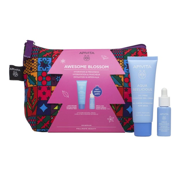 Apivita Awesome Blossom Aqua Beelicious Oil-Free Hydrating Gel-Cream 40ml,Δώρο Aqua Beelicious Refreshing Hydrating Booster 10ml Apivita Awesome Blossom Aqua Beelicious Oil-Free Hydrating Gel-Cream 40ml,Δώρο Aqua Beelicious Refreshing Hydrating Booster 10ml