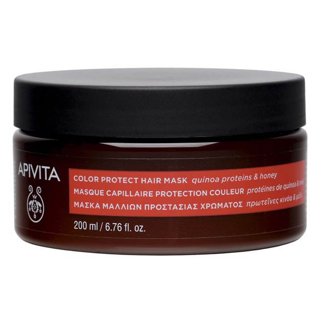 Apivita Color Protect Hair Mask With Quinoa Proteins & Honey 200ml Apivita Color Protect Hair Mask With Quinoa Proteins & Honey 200ml