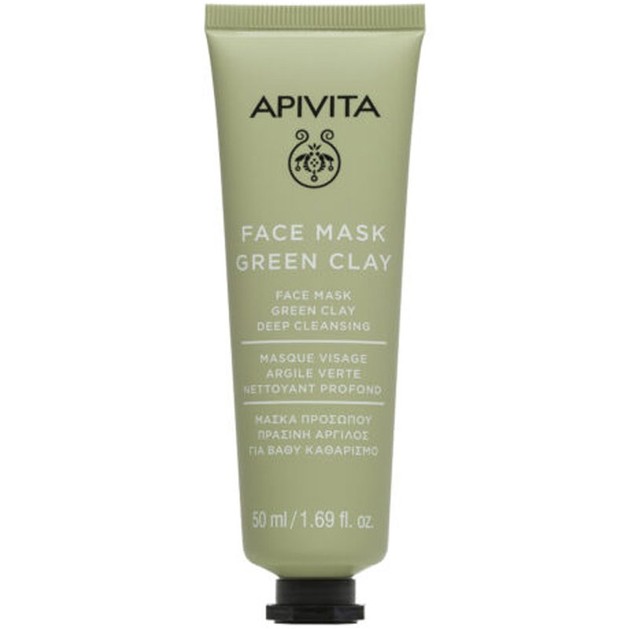 Apivita Green Clay Deep Cleansing Face Mask 50ml Apivita Green Clay Deep Cleansing Face Mask 50ml