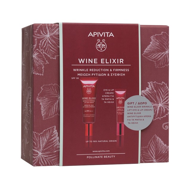 Apivita Wine Elixir Πακέτο Προσφοράς Wrinkle Reduction & Firmness Spf30 40ml & Δώρο Wrinkle Lift Eye & Lip Cream 15ml Apivita Wine Elixir Πακέτο Προσφοράς Wrinkle Reduction & Firmness Spf30 40ml & Δώρο Wrinkle Lift Eye & Lip Cream 15ml