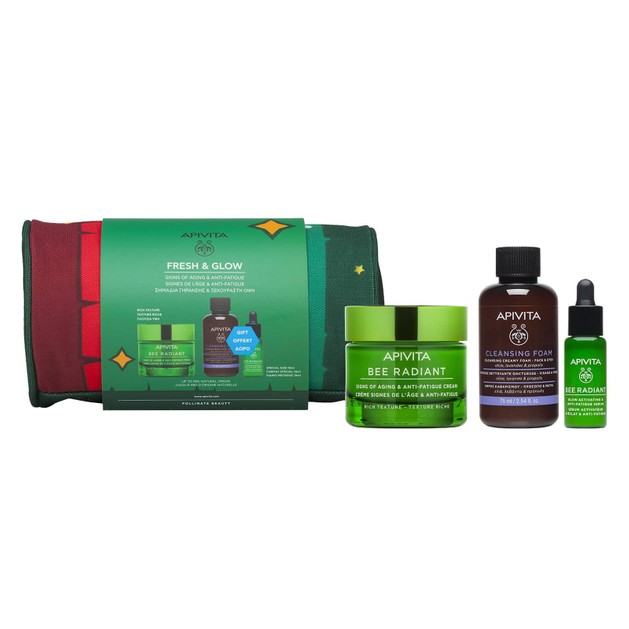 Apivita Promo Bee Radiant Rich Cream 50ml & Δώρο Cleansing Foam Face & Eyes 75ml, Bee Radiant Glow Activating Serum 10ml Apivita Promo Bee Radiant Rich Cream 50ml & Δώρο Cleansing Foam Face & Eyes 75ml, Bee Radiant Glow Activating Serum 10ml
