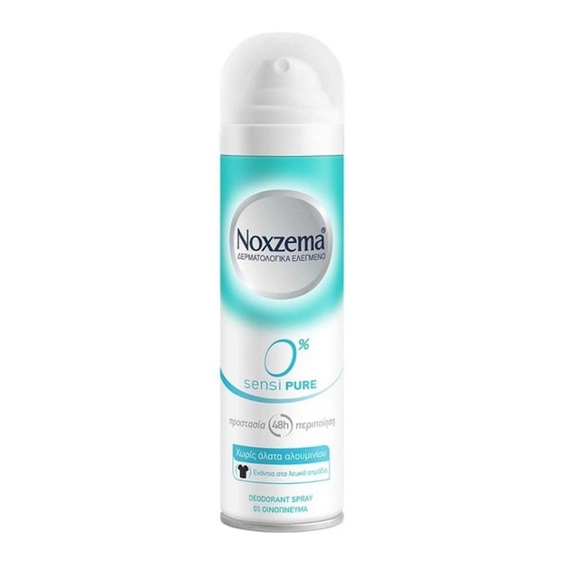 Noxzema Sensi Pure 0% Spray Σπρέι Αποσμητικό 48ωρης Προστασίας Φρεσκάδας 150ml Noxzema Sensi Pure 0% Spray Σπρέι Αποσμητικό 48ωρης Προστασίας Φρεσκάδας 150ml