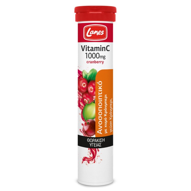 Lanes Vitamin C + Cranberry 1000mg 20 Effer.Tabs Lanes Vitamin C + Cranberry 1000mg 20 Effer.Tabs