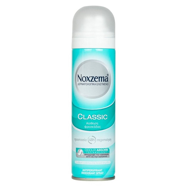 Noxzema Classic Spray Ευχάριστη Αίσθηση Φρεσκάδας 48h Προστασία και Περιποίηση 150ml Noxzema Classic Spray Ευχάριστη Αίσθηση Φρεσκάδας 48h Προστασία και Περιποίηση 150ml