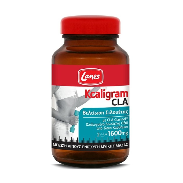 Lanes Kcaligram Cla με Θετική Επίδραση στη Διαχείριση του Σωματικού Βάρους 800mg 60caps Lanes Kcaligram Cla με Θετική Επίδραση στη Διαχείριση του Σωματικού Βάρους 800mg 60caps