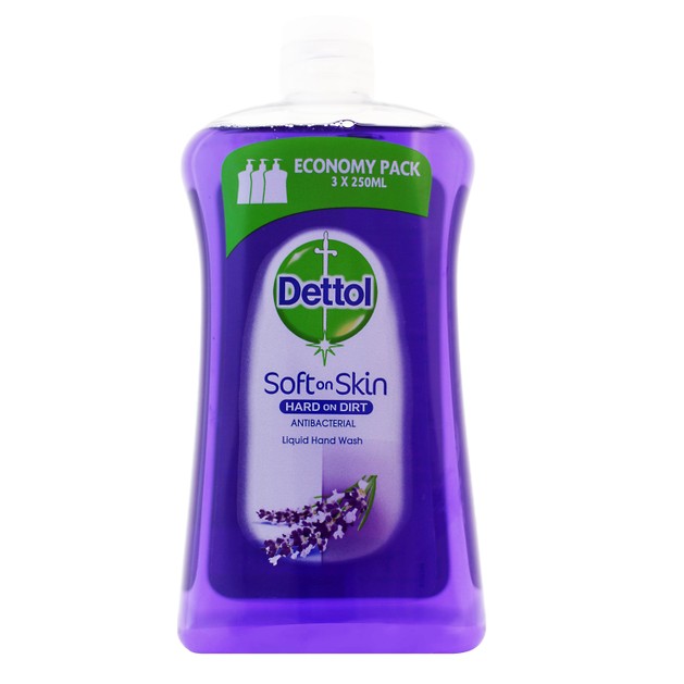 Dettol Liquid Soap Laventer Reffil Ανταλλακτικό Αντιβακτηριδιακό Υγρό Κρεμοσάπουνο Χεριών με Λεβάντα 750ml Dettol Liquid Soap Laventer Reffil Ανταλλακτικό Αντιβακτηριδιακό Υγρό Κρεμοσάπουνο Χεριών με Λεβάντα 750ml