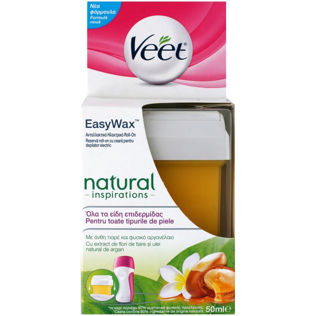 Veet EasyWax Natural Inspirations Ανταλλακτικό για Πόδια και Χέρια 50ml Veet EasyWax Natural Inspirations Ανταλλακτικό για Πόδια και Χέρια 50ml