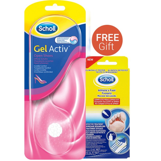 Dr Scholl Gel Activ Open Shoes Πάτοι & Δώρο Foot Fungal Kit (Pen 4ml & Spray 10ml) Dr Scholl Gel Activ Open Shoes Πάτοι & Δώρο Foot Fungal Kit (Pen 4ml & Spray 10ml)