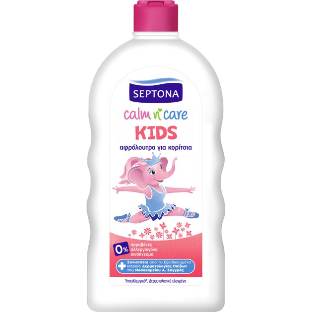 Septona Kids Calm n\' Care Παιδικό Αφρόλουτρο για Κορίτσια 750ml Septona Kids Calm n\' Care Παιδικό Αφρόλουτρο για Κορίτσια 750ml