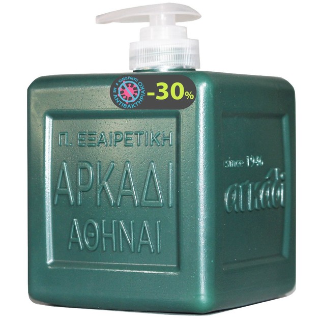 Αρκάδι Promo Liquid Green Hand Soap with Antibacterial Agent 500ml σε Ειδική Τιμή Αρκάδι Promo Liquid Green Hand Soap with Antibacterial Agent 500ml σε Ειδική Τιμή
