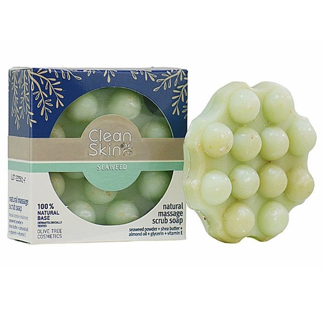 CleanSkin Promo Natural Massage Scrub Soap with Seaweed 100gr -40% CleanSkin Promo Natural Massage Scrub Soap with Seaweed 100gr -40%