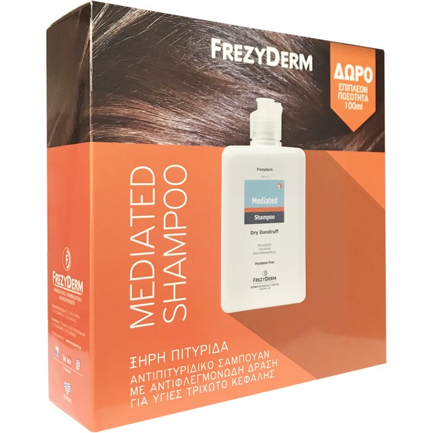 Frezyderm Πακέτο Προσφοράς Mediated Shampoo 200ml & Δώρο Επιπλέον Ποσότητα 100ml Frezyderm Πακέτο Προσφοράς Mediated Shampoo 200ml & Δώρο Επιπλέον Ποσότητα 100ml