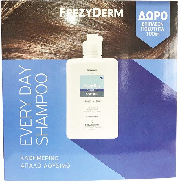 Frezyderm Πακέτο Προσφοράς Every Day Shampoo 200ml & Δώρο Επιπλεόν Ποσότητα 100ml Frezyderm Πακέτο Προσφοράς Every Day Shampoo 200ml & Δώρο Επιπλεόν Ποσότητα 100ml