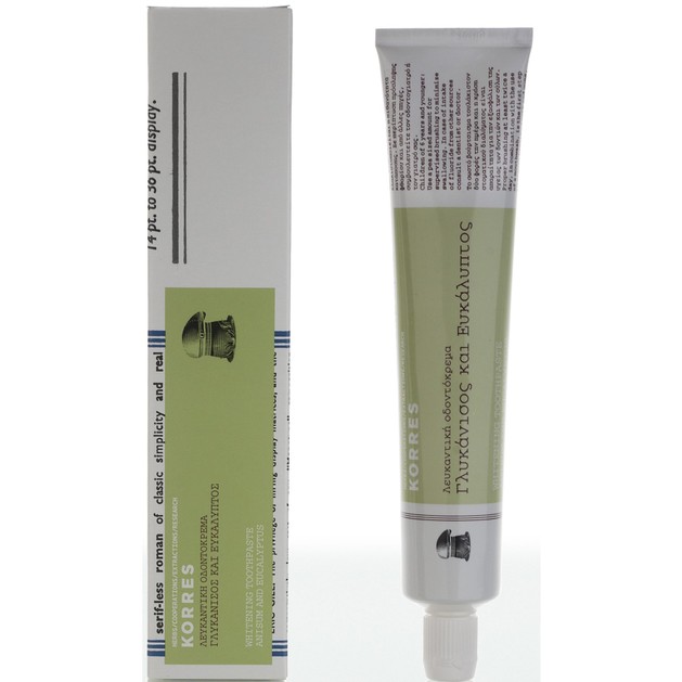 Korres Whitening Toothpaste 75ml Korres Whitening Toothpaste 75ml