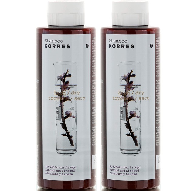 Korres Almond & Linseed Shampoo για Ξηρά, Αφυδατωμένα Μαλλιά 1+1 Δώρο 2χ250ml Korres Almond & Linseed Shampoo για Ξηρά, Αφυδατωμένα Μαλλιά 1+1 Δώρο 2χ250ml