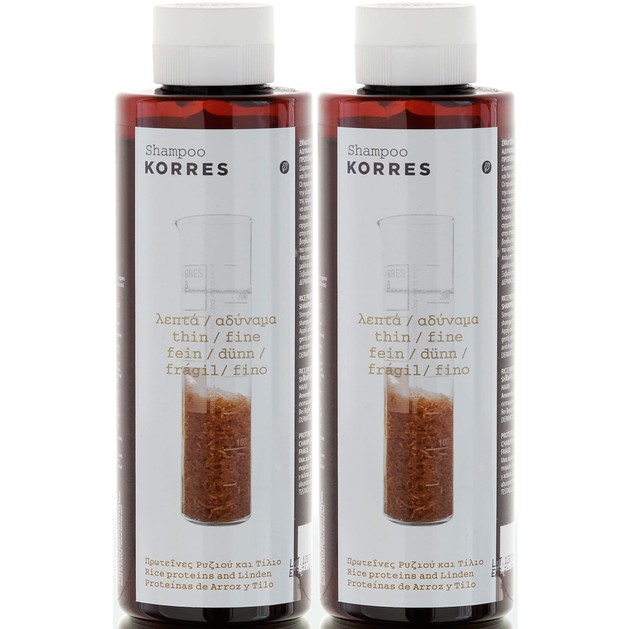 Korres Rice Proteins Shampoo για Λεπτά & Αδύναμα Μαλλιά 1+1 Δώρο 2χ250ml Korres Rice Proteins Shampoo για Λεπτά & Αδύναμα Μαλλιά 1+1 Δώρο 2χ250ml