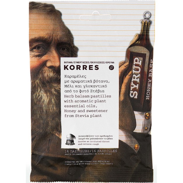 Korres Καραμέλες με Αρωματικά Βότανα Μέλι & Γλυκαντικό Από Φυτό Στέβια 16 Τεμάχια Korres Καραμέλες με Αρωματικά Βότανα Μέλι & Γλυκαντικό Από Φυτό Στέβια 16 Τεμάχια
