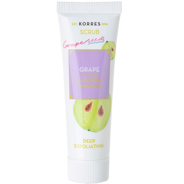 Korres Grape Scrub Βαθιάς Απολέπισης 18ml Korres Grape Scrub Βαθιάς Απολέπισης 18ml