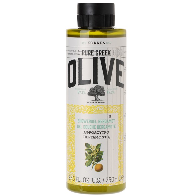 Korres Pure Greek Olive Showergel Bergamot 250ml Korres Pure Greek Olive Showergel Bergamot 250ml
