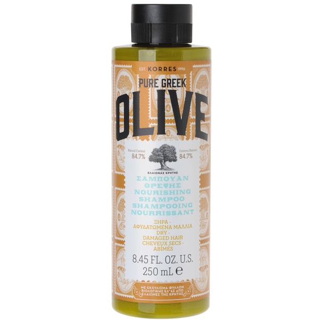 Korres Pure Greek Olive Shampoo για Ξηρά & Αφυδατωμένα Μαλλιά 250ml Korres Pure Greek Olive Shampoo για Ξηρά & Αφυδατωμένα Μαλλιά 250ml