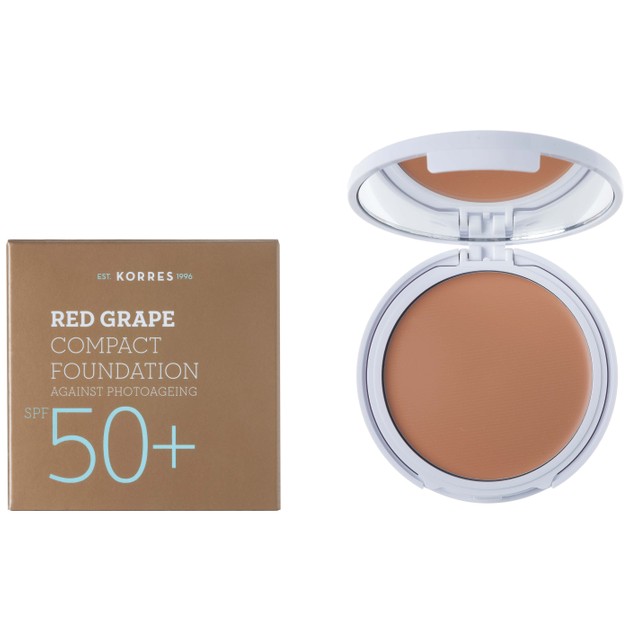 Korres Κόκκινο Σταφύλι Compact Foundation Light Texture Spf50+ 8gr Korres Κόκκινο Σταφύλι Compact Foundation Light Texture Spf50+ 8gr
