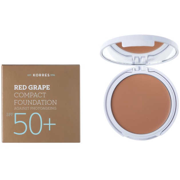 Korres Κόκκινο Σταφύλι Compact Foundation Medium Texture Spf50+ 8gr Korres Κόκκινο Σταφύλι Compact Foundation Medium Texture Spf50+ 8gr