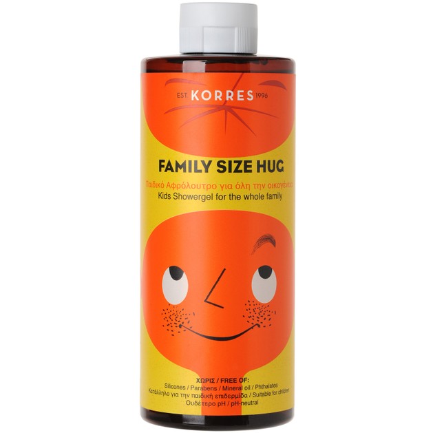 Korres Family Size Hug Kids Showergel 400ml Korres Family Size Hug Kids Showergel 400ml
