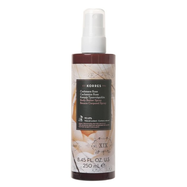 Korres Cashmere Rose Body Butter Spray 250ml Korres Cashmere Rose Body Butter Spray 250ml