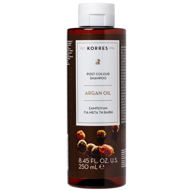 Korres Argan Oil Post-Colour Shampoo 250ml Korres Argan Oil Post-Colour Shampoo 250ml