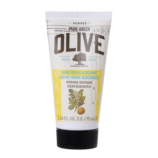 Korres Pure Greek Olive Hand Cream Ενυδατική μη Λιπαρή Κρέμα Χεριών Περγαμόντο 75ml Korres Pure Greek Olive Hand Cream Ενυδατική μη Λιπαρή Κρέμα Χεριών Περγαμόντο 75ml