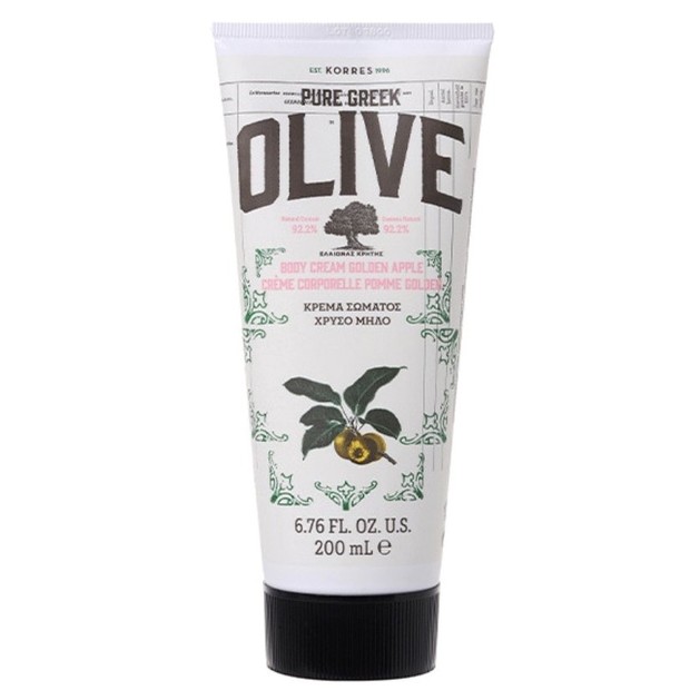 Korres Pure Greek Olive Body Cream Golden Apple 200ml Korres Pure Greek Olive Body Cream Golden Apple 200ml