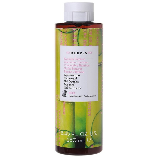Korres Cucumber Bamboo Showergel 250ml Korres Cucumber Bamboo Showergel 250ml