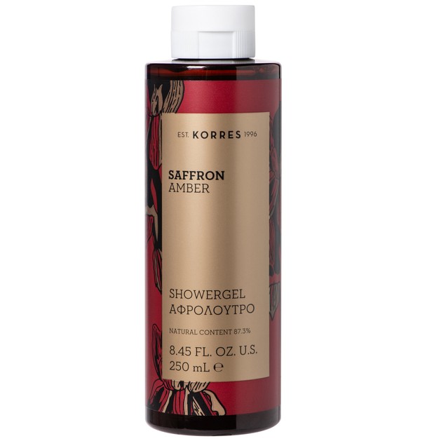 Korres Saffron Amber Showergel Αφρόλουτρο με Γλυκές, Ζεστές Αρωματικές Νότες για την Γυναικεία Επιδερμίδα 250ml Korres Saffron Amber Showergel Αφρόλουτρο με Γλυκές, Ζεστές Αρωματικές Νότες για την Γυναικεία Επιδερμίδα 250ml