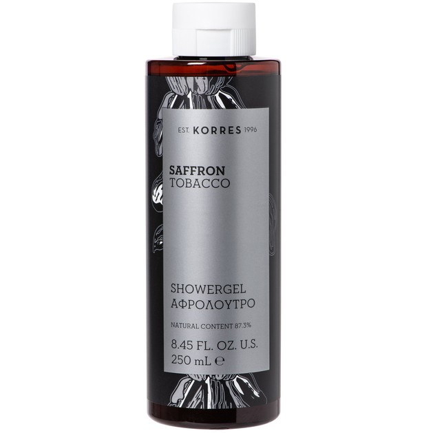 Korres Saffron Tobacco Showergel Αφρόλουτρο με Ανατολίτικο Άρωμα για την Ανδρική Επιδερμίδα 250ml Korres Saffron Tobacco Showergel Αφρόλουτρο με Ανατολίτικο Άρωμα για την Ανδρική Επιδερμίδα 250ml