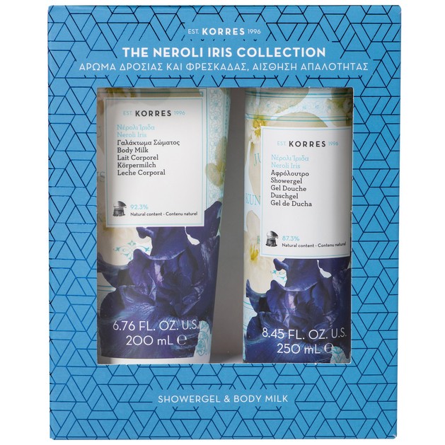 Korres Πακέτο Προσφοράς Neroli Iris Showergel 250ml & Body Milk 200ml σε Ειδική Τιμή Korres Πακέτο Προσφοράς Neroli Iris Showergel 250ml & Body Milk 200ml σε Ειδική Τιμή