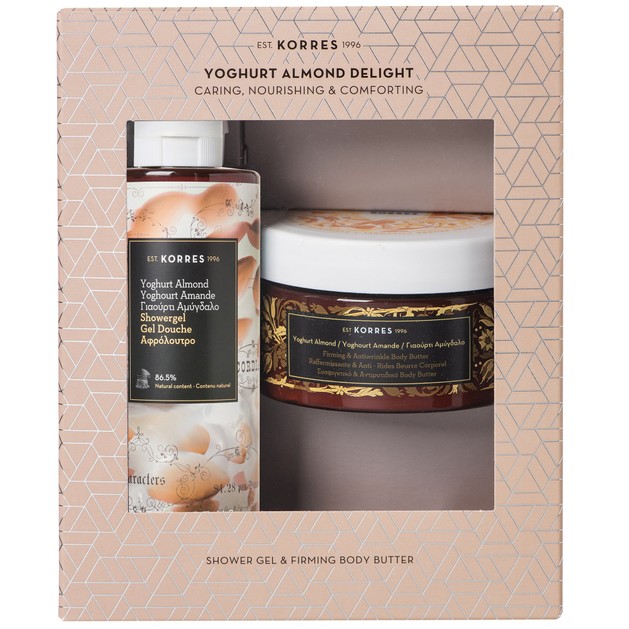 Korres Πακέτο Προσφοράς Yoghurt Almond Showergel 250ml & Firming Body Butter 200ml σε Ειδική Τιμή Korres Πακέτο Προσφοράς Yoghurt Almond Showergel 250ml & Firming Body Butter 200ml σε Ειδική Τιμή