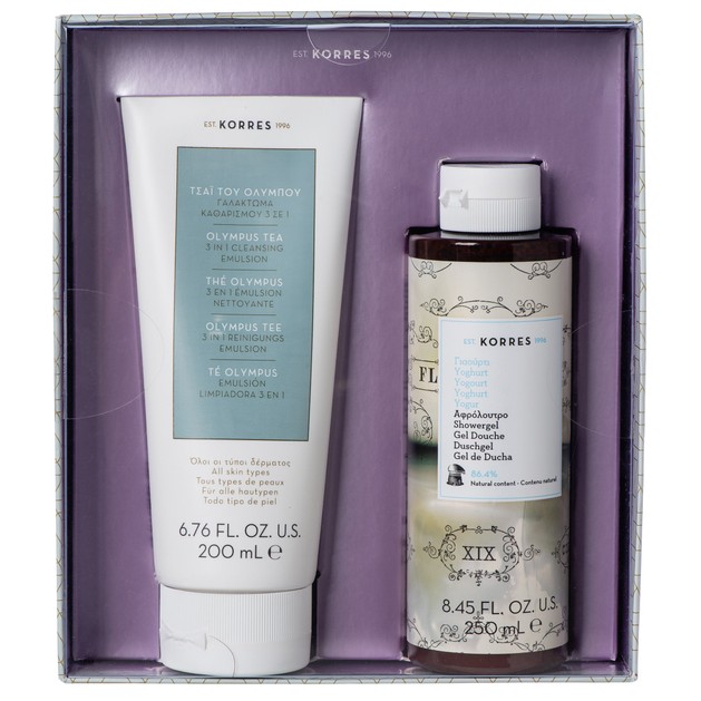 Korres Πακέτο Προσφοράς Olympus Tea 3 In 1 Cleansing Emulsion 200ml & Showergel Yoghurt 250ml σε Ειδική Τιμή Korres Πακέτο Προσφοράς Olympus Tea 3 In 1 Cleansing Emulsion 200ml & Showergel Yoghurt 250ml σε Ειδική Τιμή