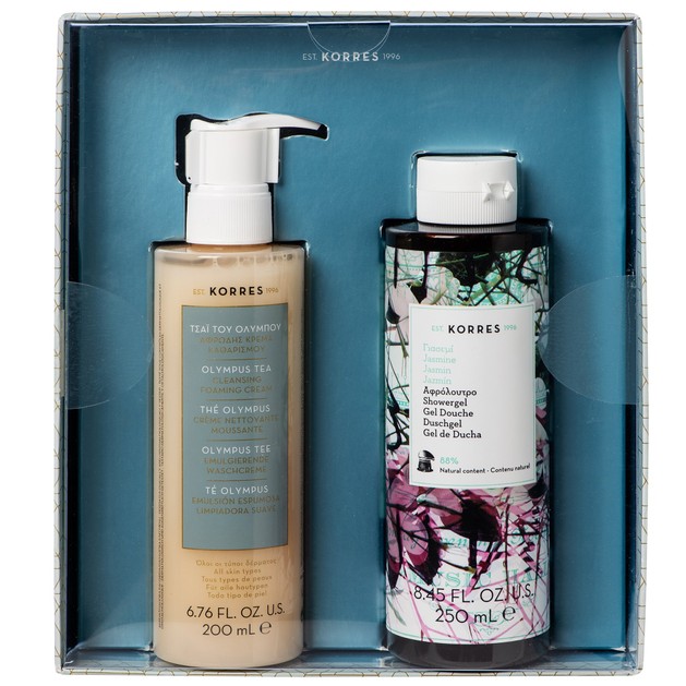 Korres Πακέτο Προσφοράς Olympus Tea Cleansing Foaming Cream 200ml & Jasmine Showergel 250ml σε Ειδική Τιμή Korres Πακέτο Προσφοράς Olympus Tea Cleansing Foaming Cream 200ml & Jasmine Showergel 250ml σε Ειδική Τιμή