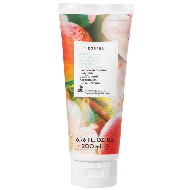 Korres Peach Blossom Body Milk Ενυδατικό Γαλάκτωμα Σώματος με Φρέσκο & Φρουτώδες Άρωμα από Άνθη Ροδακινιάς 200ml Korres Peach Blossom Body Milk Ενυδατικό Γαλάκτωμα Σώματος με Φρέσκο & Φρουτώδες Άρωμα από Άνθη Ροδακινιάς 200ml