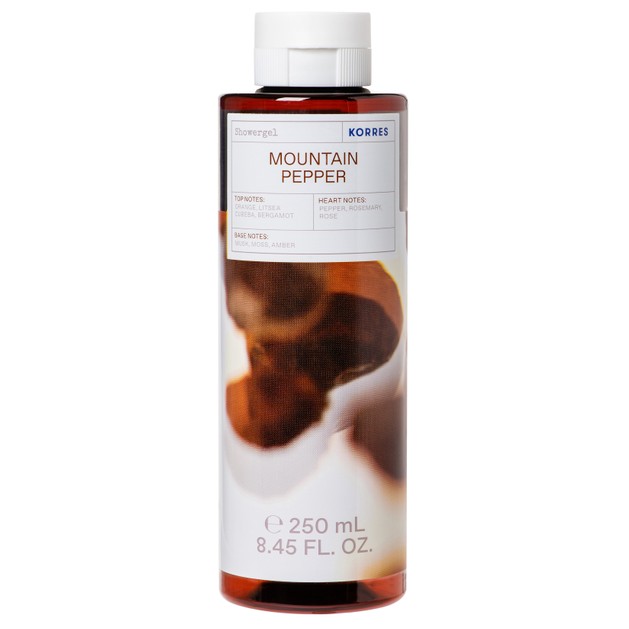 Korres Mountain Pepper Showergel Αρωματικό Αφρόλουτρο με Ενυδατικούς Παράγοντες 250ml Korres Mountain Pepper Showergel Αρωματικό Αφρόλουτρο με Ενυδατικούς Παράγοντες 250ml