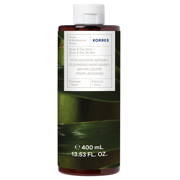Korres Cleansing Hand Wash Refill Υγρό Σαπούνι Χεριών με Αλόη & Θαλασσινό Αλάτι 400ml Korres Cleansing Hand Wash Refill Υγρό Σαπούνι Χεριών με Αλόη & Θαλασσινό Αλάτι 400ml