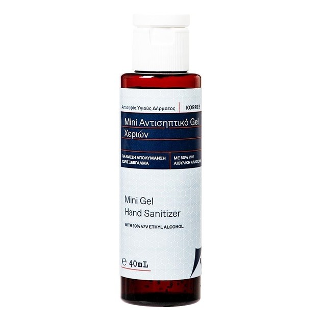 Korres Mini Gel Hand Sanitizer Αντισηπτικό Χεριών 40ml Korres Mini Gel Hand Sanitizer Αντισηπτικό Χεριών 40ml