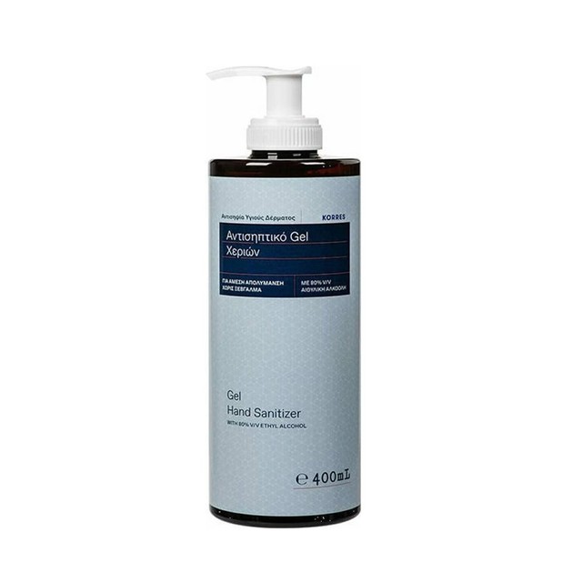 Korres Gel Hand Sanitizer Αλκοολούχο Αντισηπτικό Χεριών σε Μορφή Gel 400ml Korres Gel Hand Sanitizer Αλκοολούχο Αντισηπτικό Χεριών σε Μορφή Gel 400ml