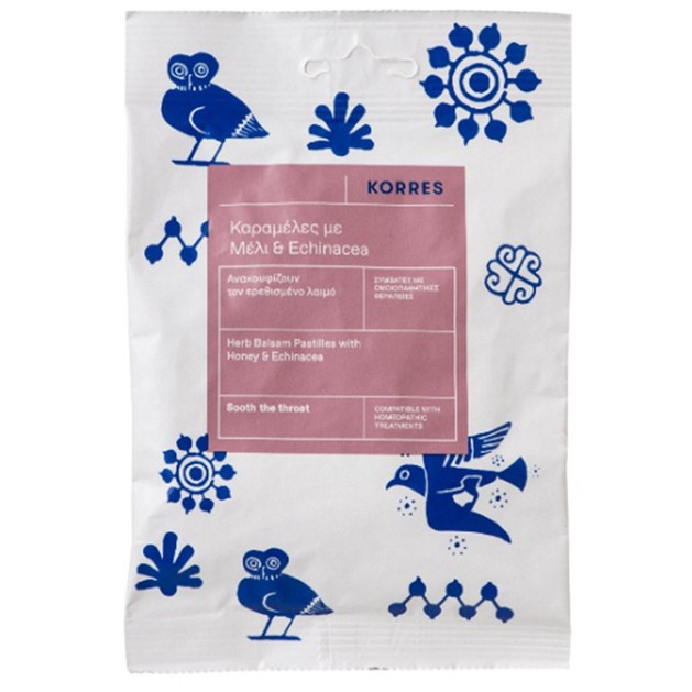 Korres Καραμέλες με Μέλι & Echinacea 60g Korres Καραμέλες με Μέλι & Echinacea 60g