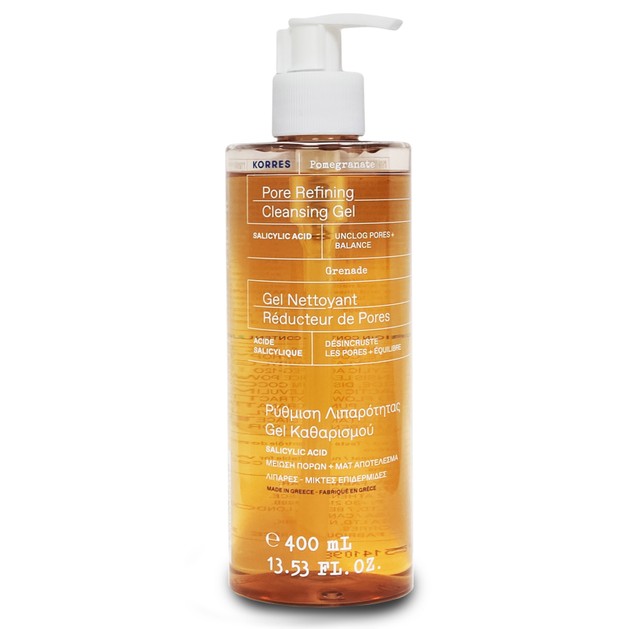 Korres Pomegranate Cleansing Gel Δροσιστικό Τζελ Καθαρισμού με Ρόδι 400ml Korres Pomegranate Cleansing Gel Δροσιστικό Τζελ Καθαρισμού με Ρόδι 400ml
