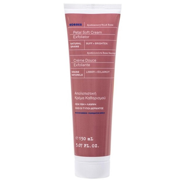 Korres Apothecary Wild Rose Petal Soft Cream Exfoliator 150ml Korres Apothecary Wild Rose Petal Soft Cream Exfoliator 150ml
